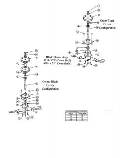 Model # T14560 Swisher Mower deck   Wiring schematics (12 parts)