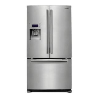 Shop Samsung 25.7 cu ft French Door Refrigerator (Stainless Steel 