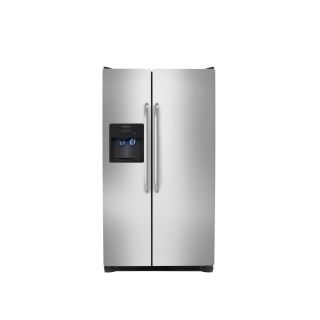 Shop Frigidaire 26 cu ft Side By Side Refrigerator (Stainless Steel 