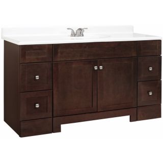 Shop ESTATE by RSI 60 Java Avalon Bath Vanity at Lowes