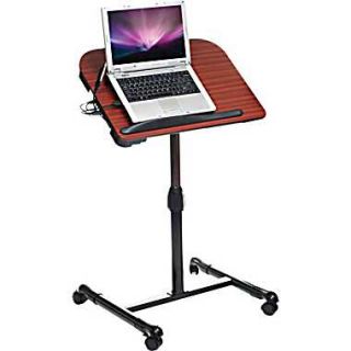 The Sharper Image® Multifunction Cooling Laptop Stand, Mahogany 