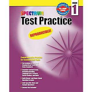 Spectrum Test Practice Workbook, Grade 1  