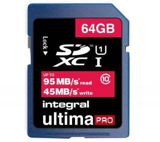 Enlarge image UltimaPro SDXC Flash memory card   64 GB   Class 10