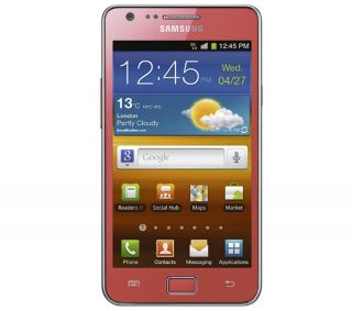 SAMSUNG i9100G Galaxy S II Android 2.3   pink  Pixmania UK