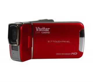 VIVITAR DVR1240HD Full HD Camcorder   Red  Pixmania UK
