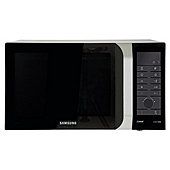 Samsung CE107F S Microwave   Black with silver handle   Black with 