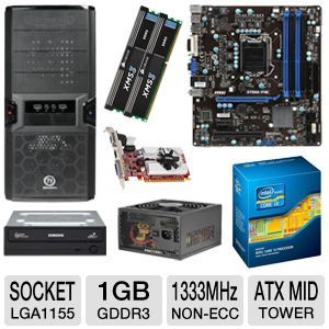 MSI Intel B75 Motherboard and Intel Core i3 3220 Processor and 2x 