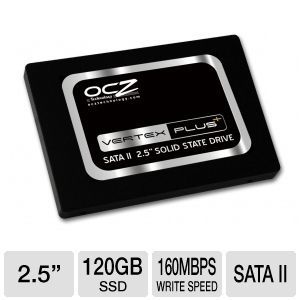 OCZ OCZSSD2 1VTXPL120G Vertex Plus 2.5 Solid State Drive   120GB, SATA 