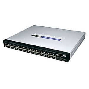 Cisco SRW2048 48 Port 10/100/1000 Gigabit Network Switch with 4 mini 