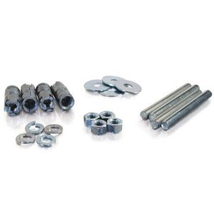 Cables To Go 13758 Rack Bolt Down Kit   Silver 