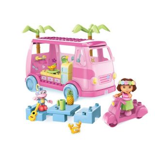 Megabloks   Inclus 2 figurines de Dora et Babouche, le camping car, 1 