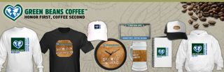 Welcome The Green Beans Coffee Custom Store is now Open