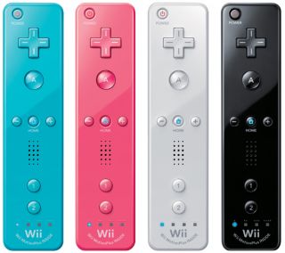 The variety of Wii Remote Plus controllers available at launch