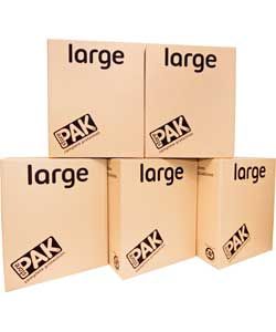 Buy Ecohome Set of 5 Large Storage Cardboard Boxes at Argos.co.uk 