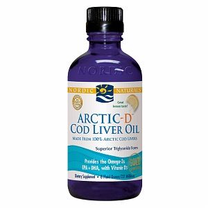 Nordic Naturals Arctic D Cod Liver Oil, Lemon