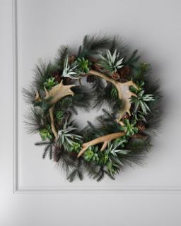 Antler Wreath   The Horchow Collection