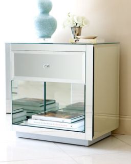 Hannah Mirrored Chest   The Horchow Collection