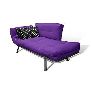 American Furniture Alliance  Purple/Black Polka Dot Mali Soft/Cushion 