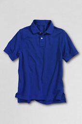  Kids Short Sleeve Solid Performance Mesh Polo 