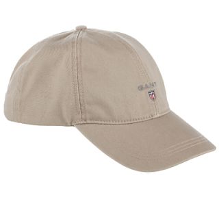 Buy Gant Basic Twill Cotton Cap, Stone online at JohnLewis   John 