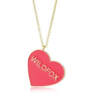 WILDFOX Heart Necklace   designer shoes, handbags, jewelry, watches 