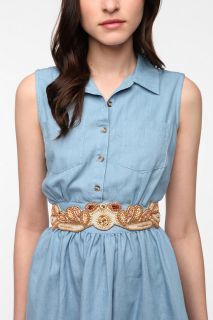 Kimchi Blue Sparkle Fancy Stretch Belt   Urban Outfitters