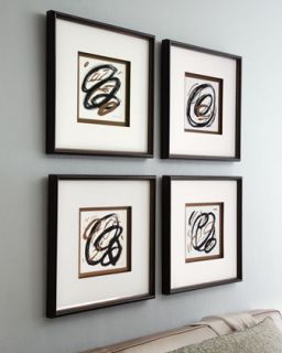 John richard Collection Four Circle Abstract Prints   The Horchow 