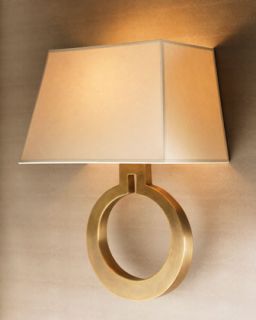 Golden Ring Sconce   The Horchow Collection