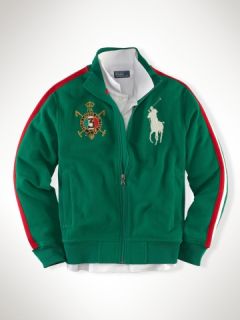 Italy Fleece Full Zip   Boys 8 20 Sweatshirts & Tees   RalphLauren