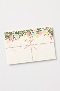Just Picked Recipe Cards   Anthropologie