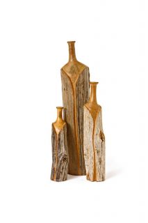 artisan wood vase   Anthropologie