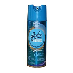 Glade Air Sanitizer Spray 12 Oz Clear Springs by Office Depot