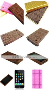 Silikon Schutzhülle für das iPhone 3g/3gs   Schokolade style (4 