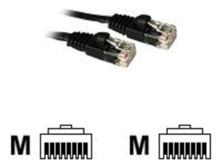 C2G, .5m Cat5E 350 MHz Snagless Patch Cable   Black  Ebuyer