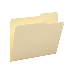Smead Tab Guide Height File Folders Letter Size Right Position Manila 