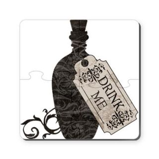 Alice Gifts  Alice Coasters  drink me bottle_worn.png Cork 