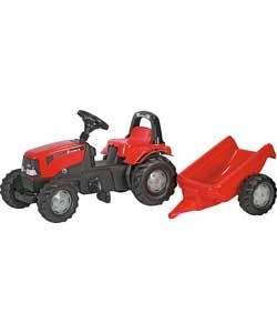 Buy Rolly Toys Case Tractor with Roll Bar and Trailer at Argos.co.uk 