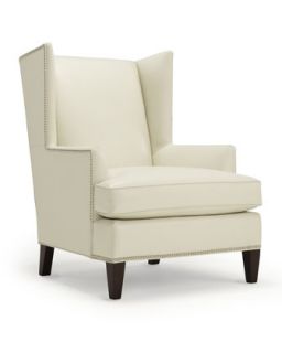 Mitchell Gold + Bob Williams Kalindas Leather Chair   The Horchow 