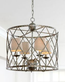 Open Weave Chandelier   The Horchow Collection