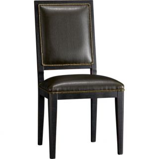 Sonata Leather Side Chair in Dining Chairs  