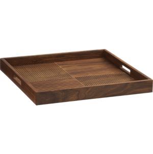 Lunea Melamine Tray with Handles in Trays  