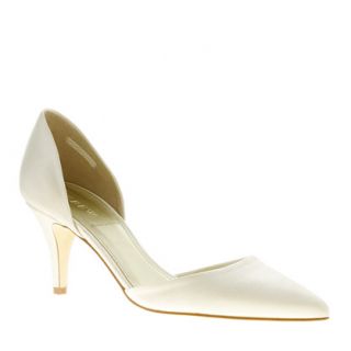 Valentina satin dOrsay pumps   shoes   Weddings Bride   J.Crew