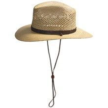 Resistol Airway Hat   UPF 50+, Panama Straw, Pinchfront (For Men) in 