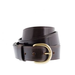 Embossed edge dress belt with harness buckle   belts   Mens bags 