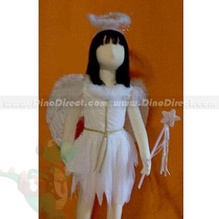 Wholesale White Pure Angel Kids Cosplay Costume Halloween Suit 