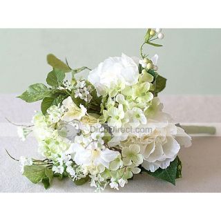 Wholesale Delicate Floral Silk Flowers Bridal Wedding Bouquet 