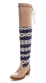 Cobra Society Zeus Over the Knee Boots with Tapestry  