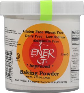 Ener G Baking Powder Gluten Free    7.05 oz   Vitacost 