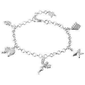 Buy Tales from the Earth Charm Bracelet, Silver online at JohnLewis 