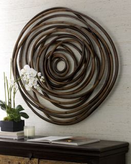 Wooden Swirl Wall Decor   The Horchow Collection